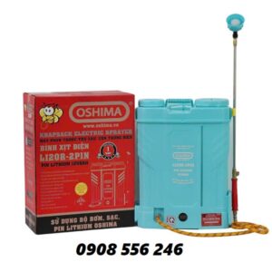 Bình xịt điện Oshima LI20R pin có chức năng đảo thuốc