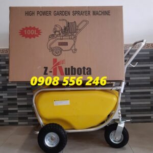 Máy phun thuốc trừ sâu zkubota 100 lít có xe đẩy